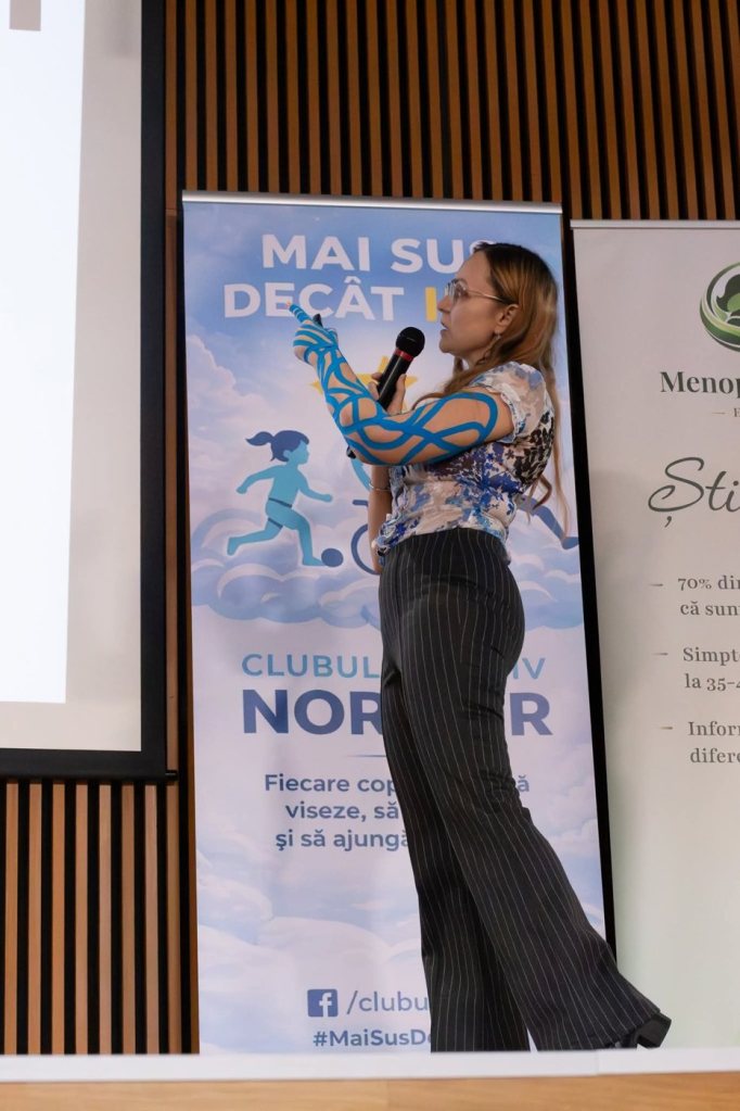Dr. Carmen Chendrean pe scena Ediției II Menopauza 360°
