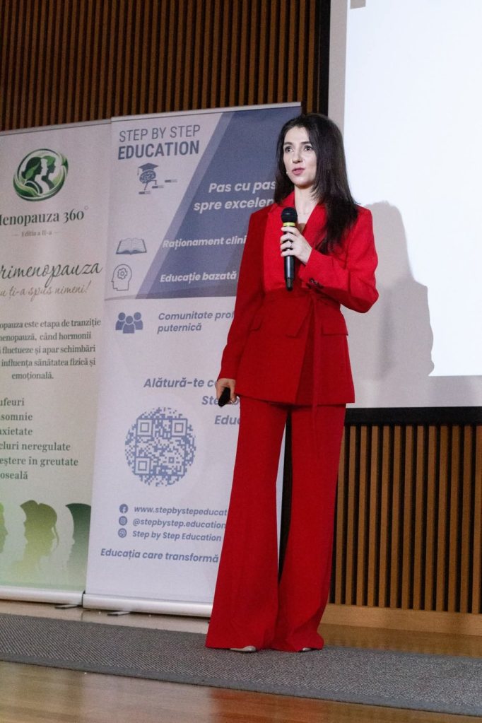 Dr. Ramona Balan pe scena Ediției II Menopauza 360°